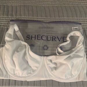 Shecurve White Balconette Underwire Bra